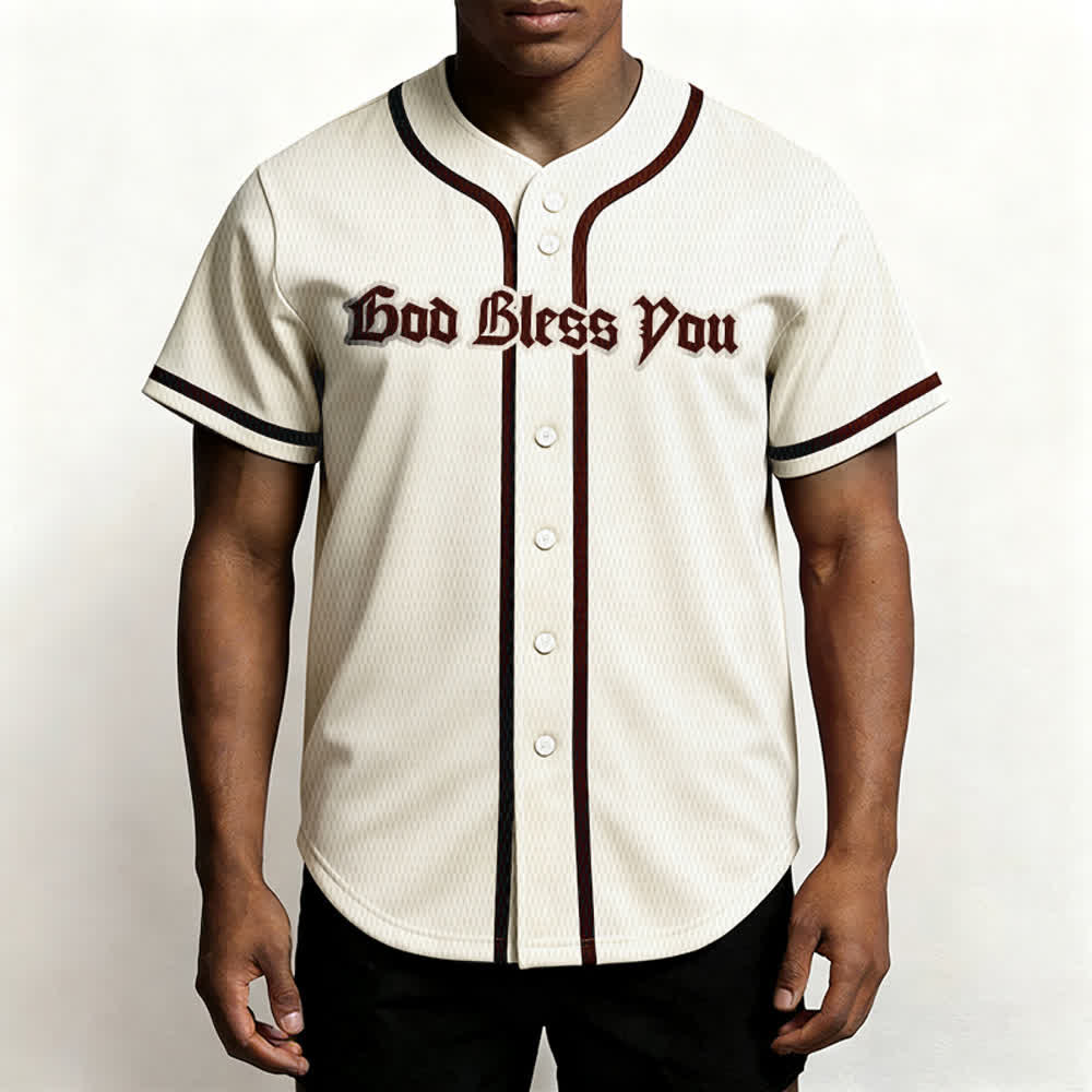 Maillot de baseball unisexe Christianartworkshop Saint Believe In Christ - image 53