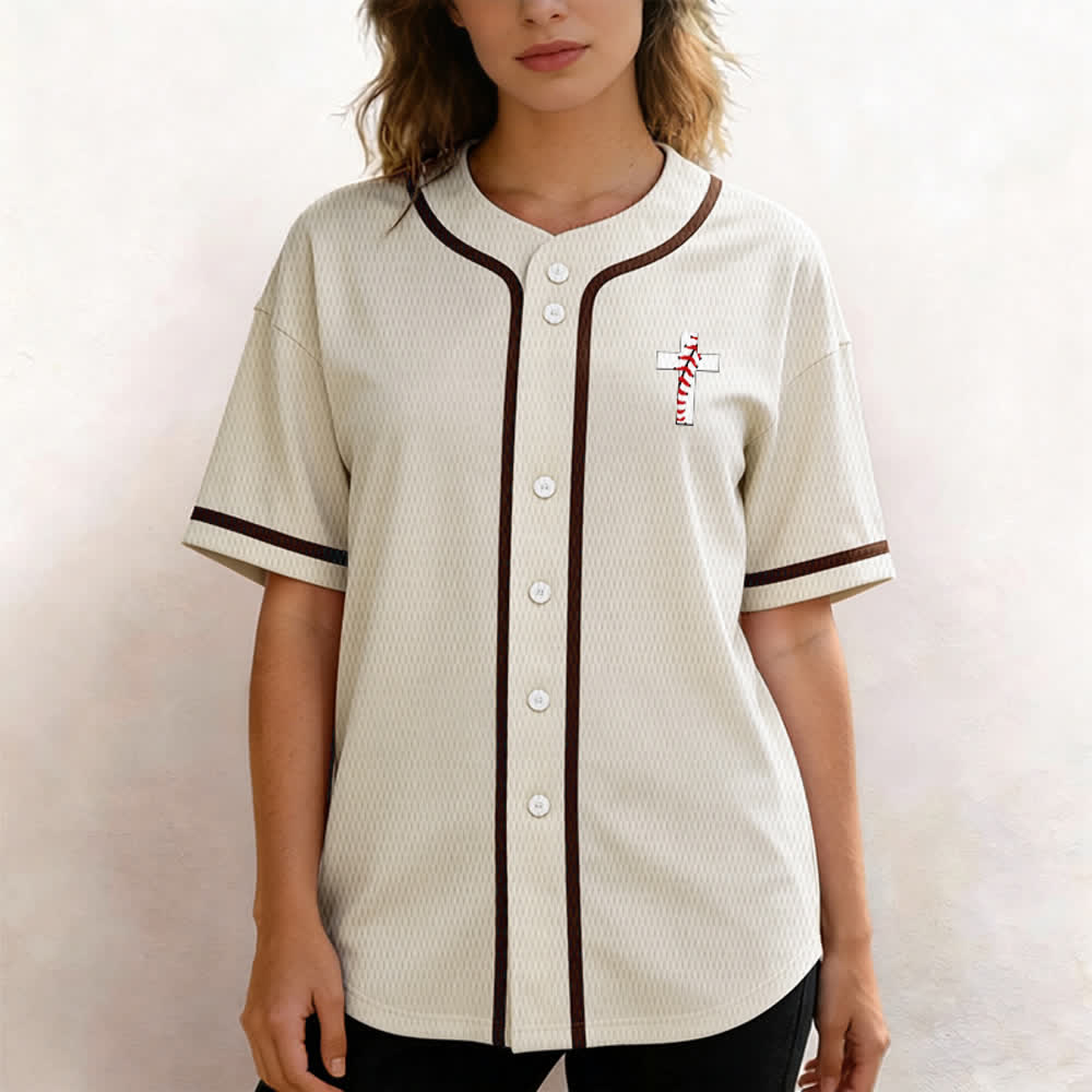 Christianartworkshop Philippiens 4:13 Maillot de baseball unisexe Je peux tout faire - image 4