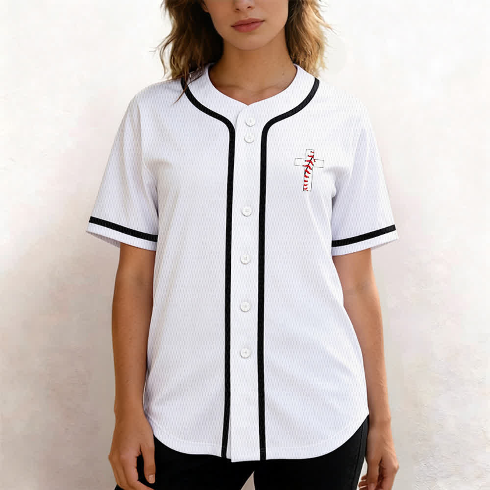Christianartworkshop Philippiens 4:13 Maillot de baseball unisexe Je peux tout faire - image 11