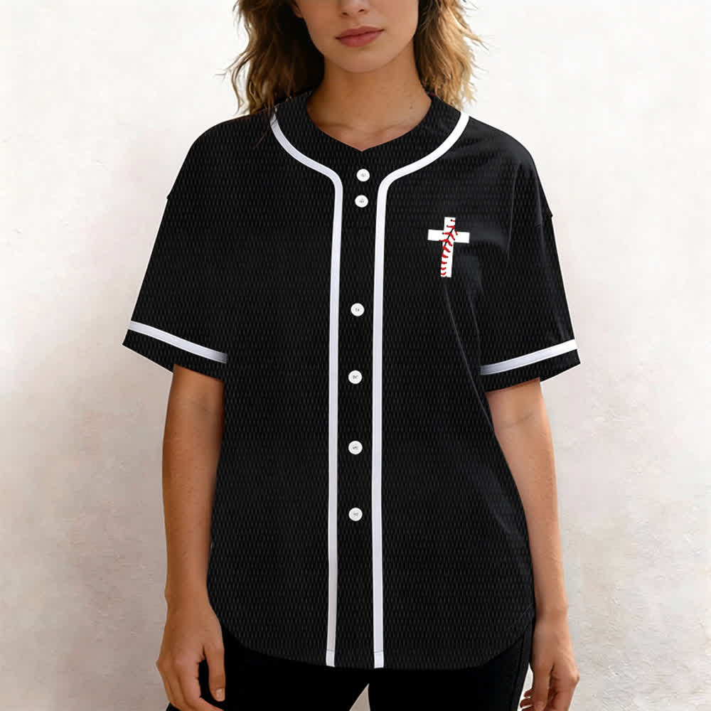 Christianartworkshop Philippiens 4:13 Maillot de baseball unisexe Je peux tout faire - image 19