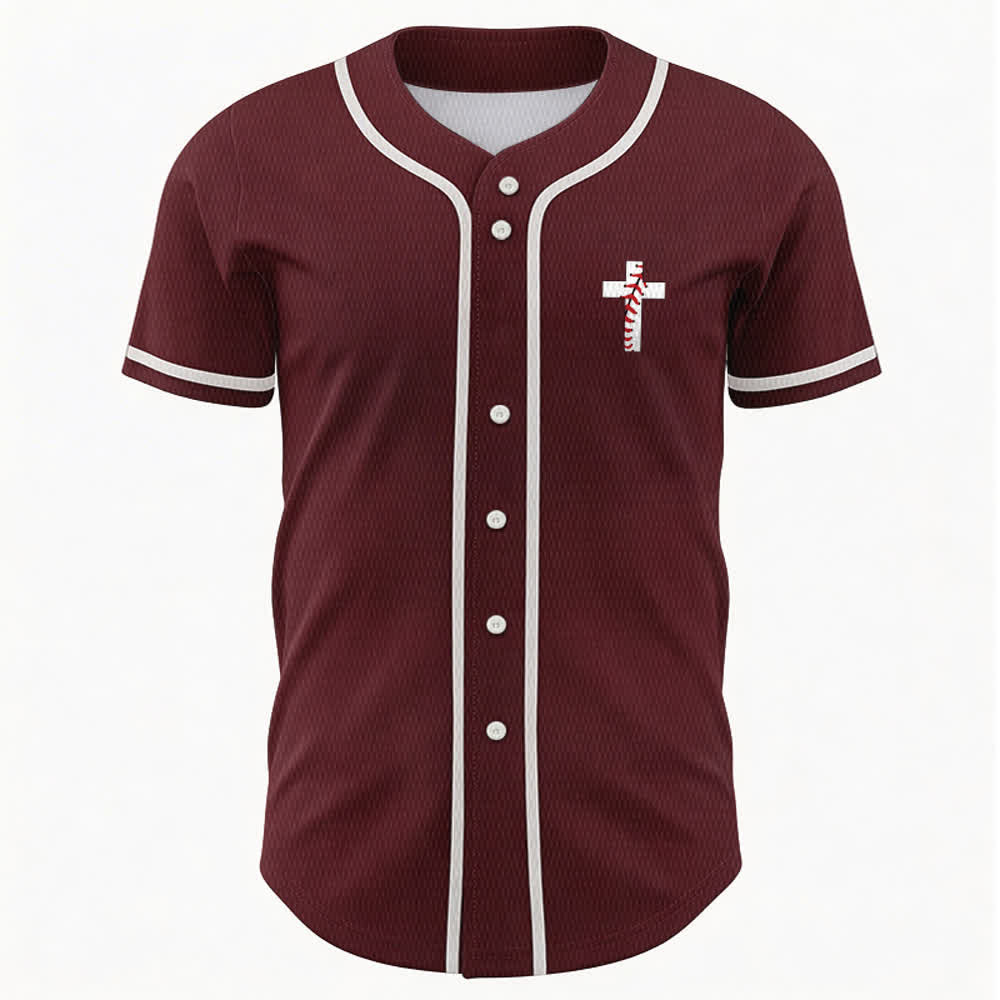 Christianartworkshop Philippiens 4:13 Maillot de baseball unisexe Je peux tout faire - image 30