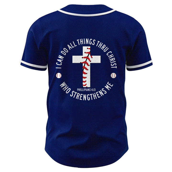 Christianartworkshop Philippiens 4:13 Maillot de baseball unisexe Je peux tout faire - image 43
