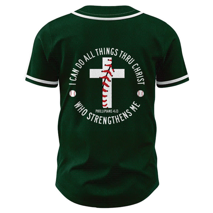 Christianartworkshop Philippiens 4:13 Maillot de baseball unisexe Je peux tout faire - image 50