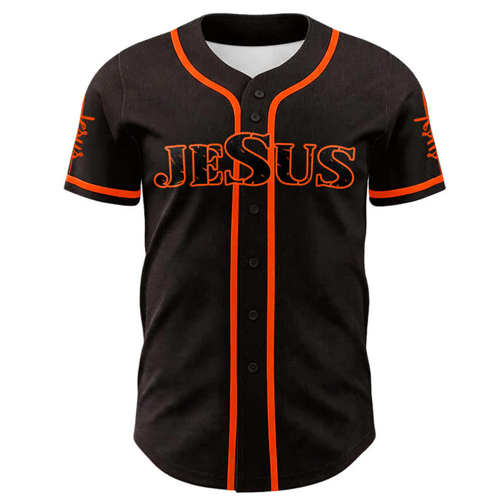 Maillot de baseball Christianartworkshop avec croix, clou et couronne d'épines de Jésus - image 11