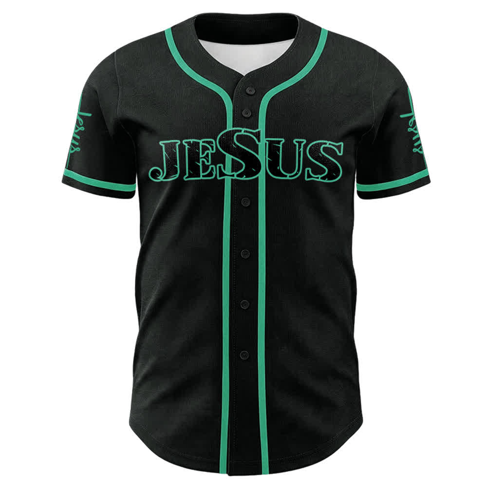 Maillot de baseball Christianartworkshop avec croix, clou et couronne d'épines de Jésus - image 14