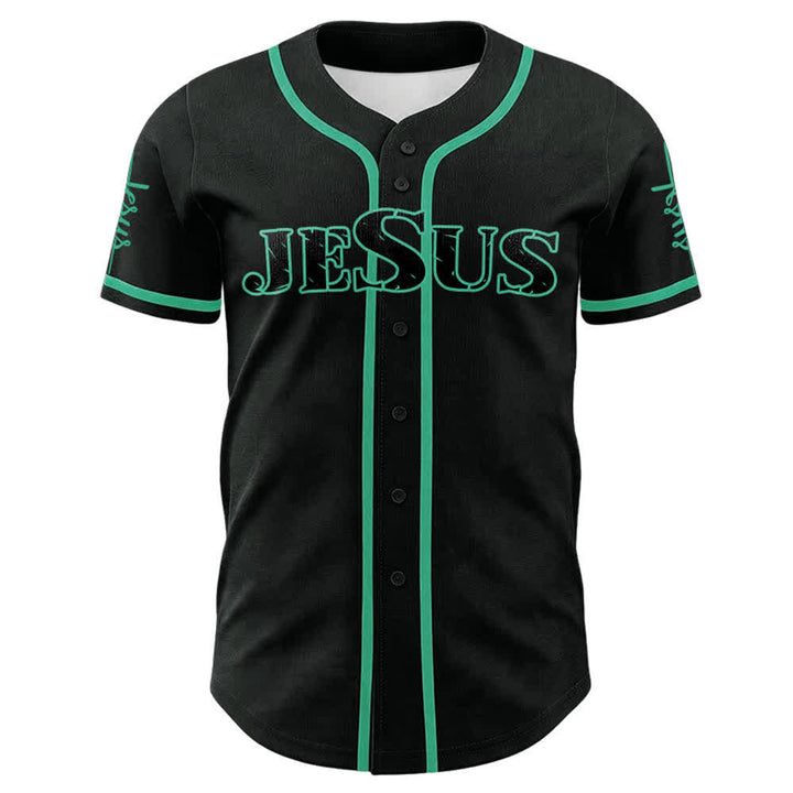 Maillot de baseball Christianartworkshop avec croix, clou et couronne d'épines de Jésus - image 14