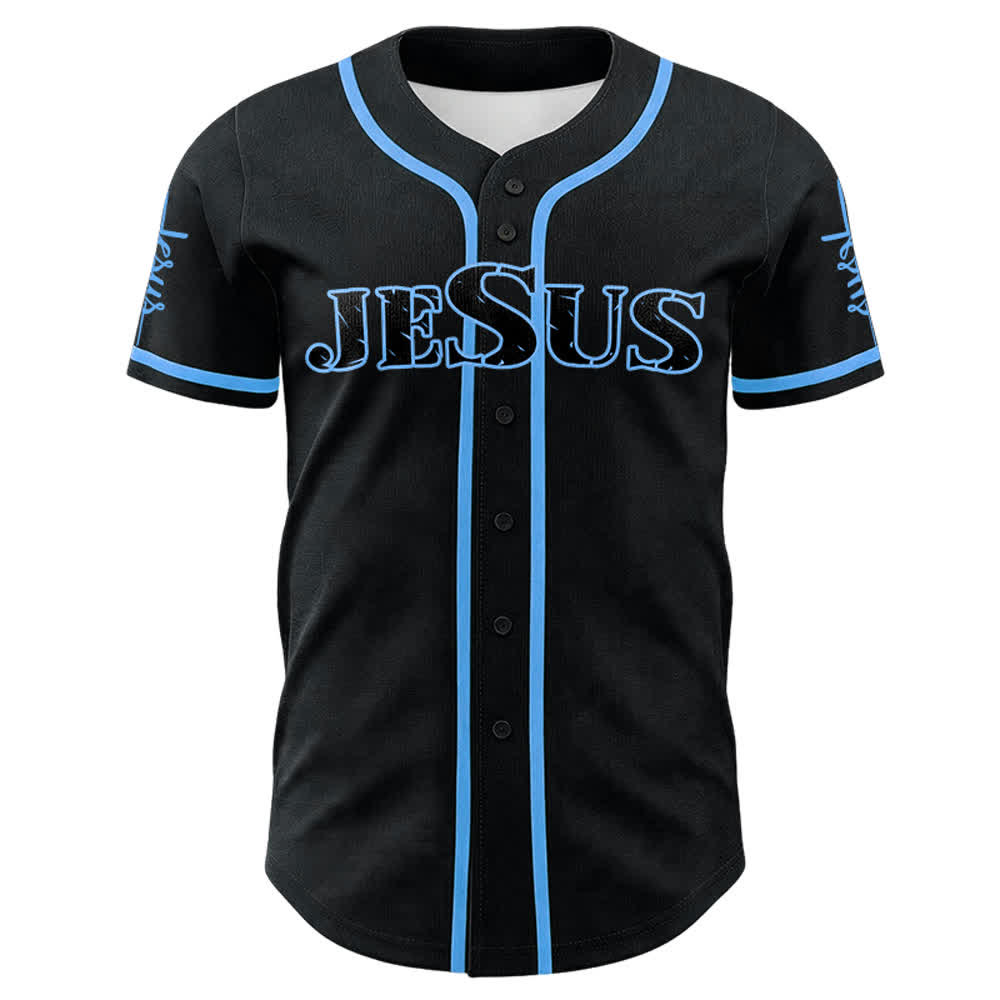 Maillot de baseball Christianartworkshop avec croix, clou et couronne d'épines de Jésus - image 17