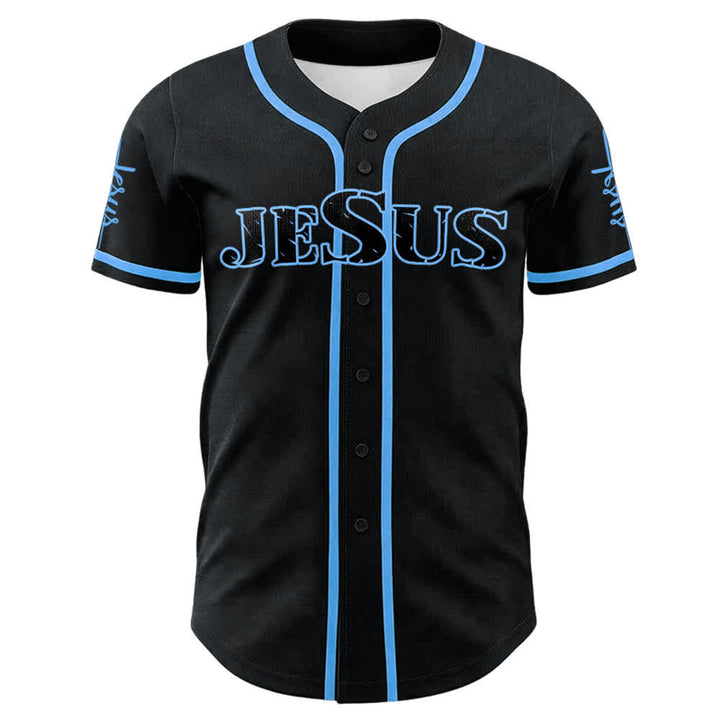 Maillot de baseball Christianartworkshop avec croix, clou et couronne d'épines de Jésus - image 17