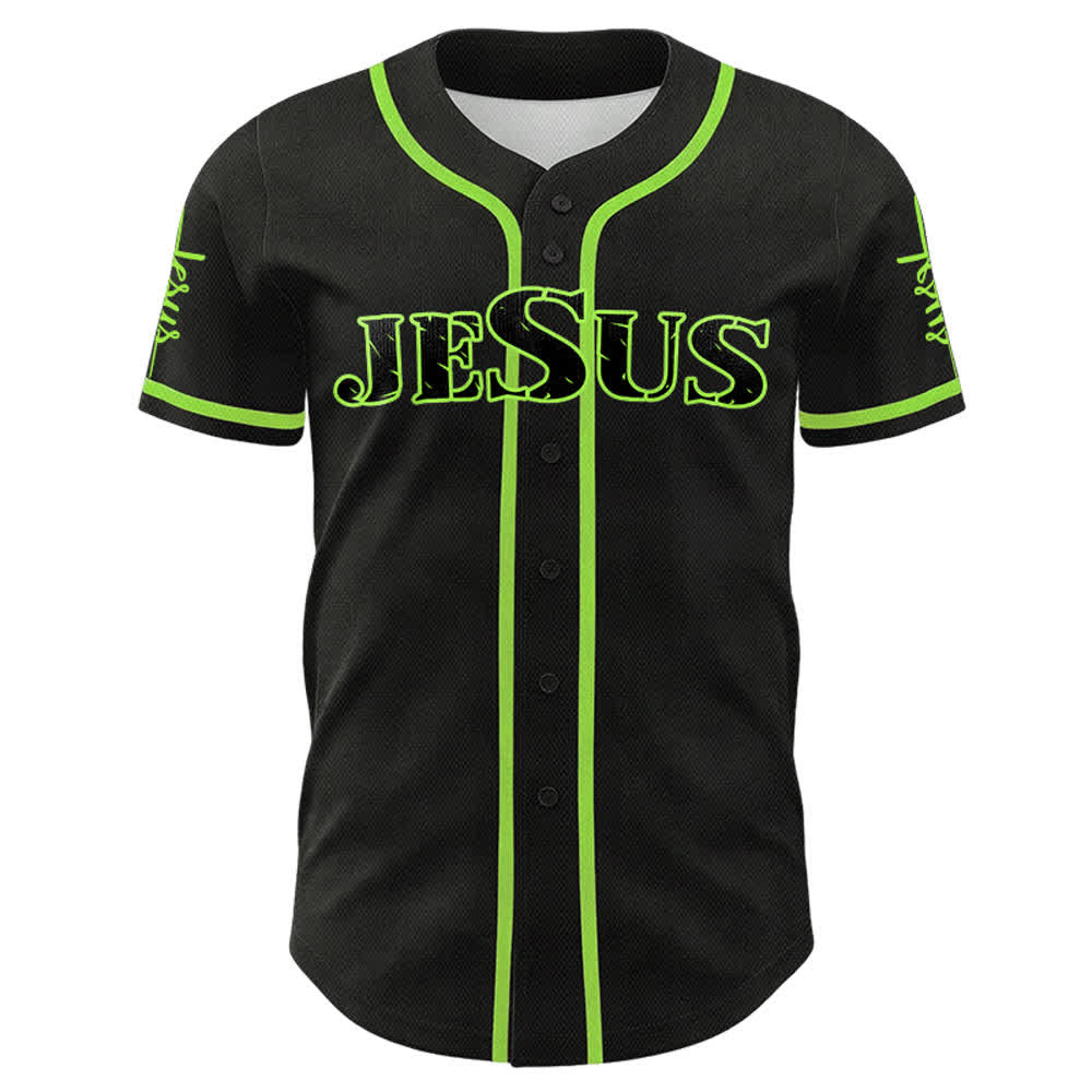 Maillot de baseball Christianartworkshop avec croix, clou et couronne d'épines de Jésus - image 23