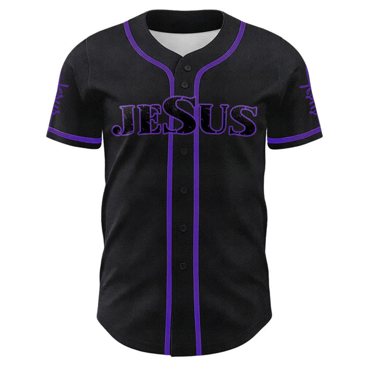 Maillot de baseball Christianartworkshop avec croix, clou et couronne d'épines de Jésus - image 26