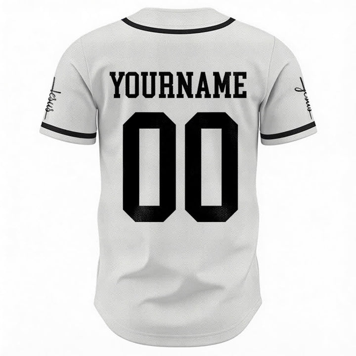 Christianartworkshop Enfant de Dieu Maillot de baseball unisexe personnalisé avec nom et numéro - image 3