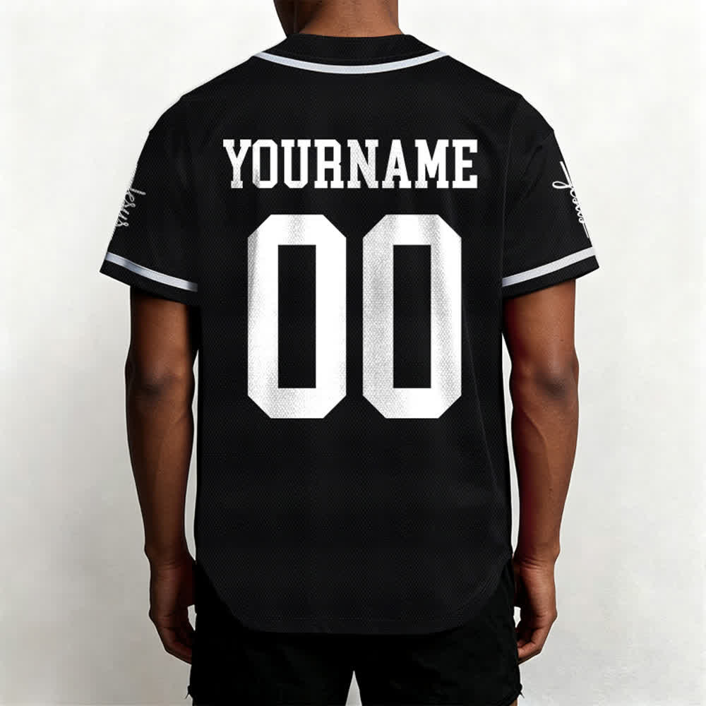 Christianartworkshop Enfant de Dieu Maillot de baseball unisexe personnalisé avec nom et numéro - image 13