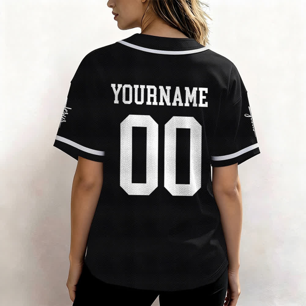Christianartworkshop Enfant de Dieu Maillot de baseball unisexe personnalisé avec nom et numéro - image 15