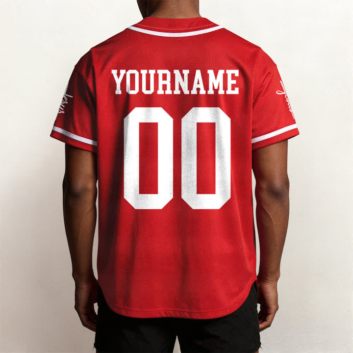 Christianartworkshop Enfant de Dieu Maillot de baseball unisexe personnalisé avec nom et numéro - image 23