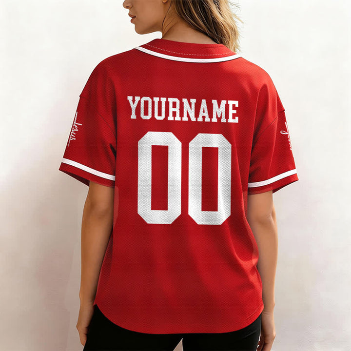 Christianartworkshop Enfant de Dieu Maillot de baseball unisexe personnalisé avec nom et numéro - image 21
