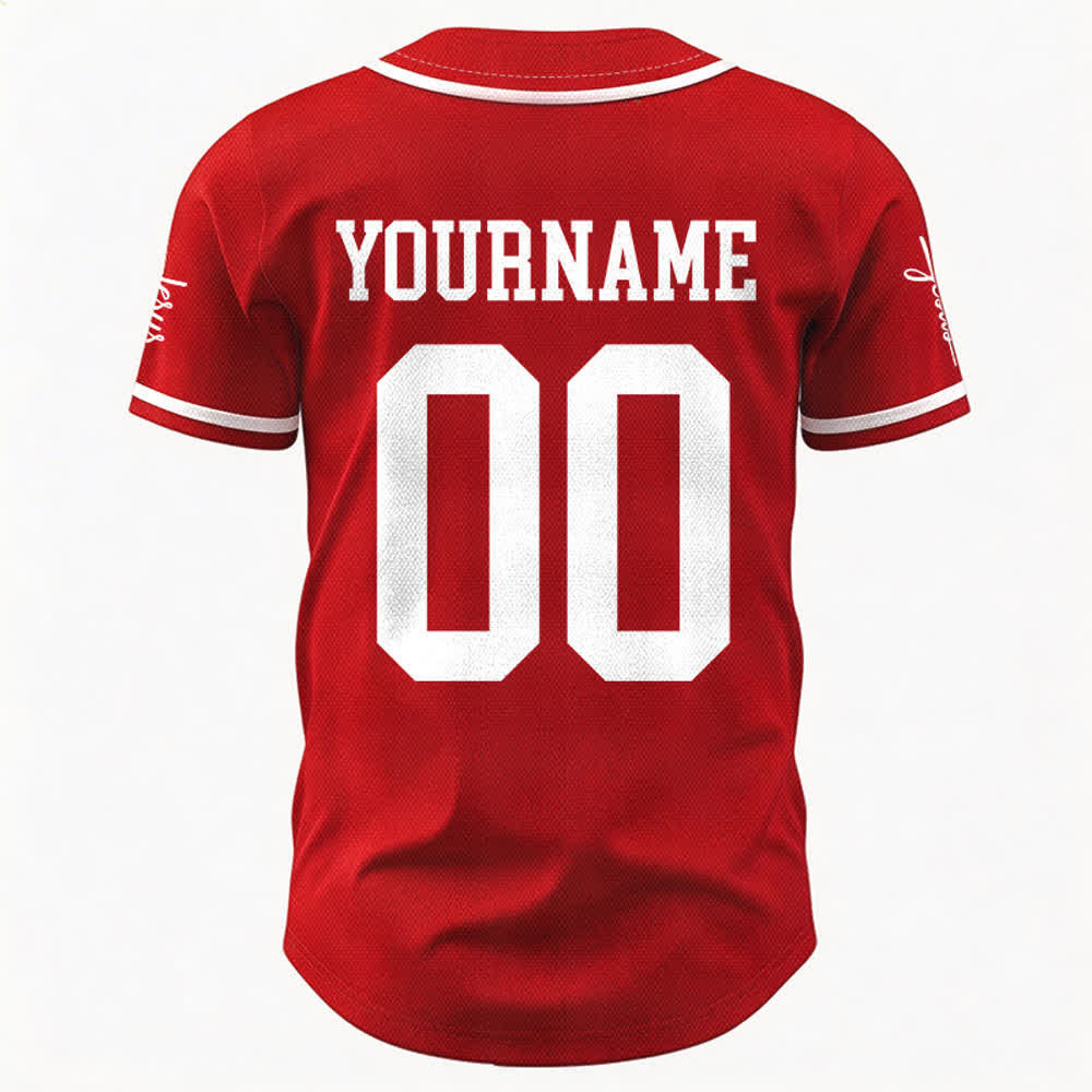 Christianartworkshop Enfant de Dieu Maillot de baseball unisexe personnalisé avec nom et numéro - image 19