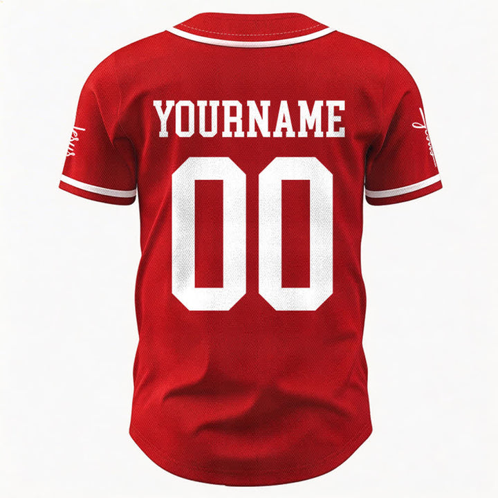 Christianartworkshop Enfant de Dieu Maillot de baseball unisexe personnalisé avec nom et numéro - image 19