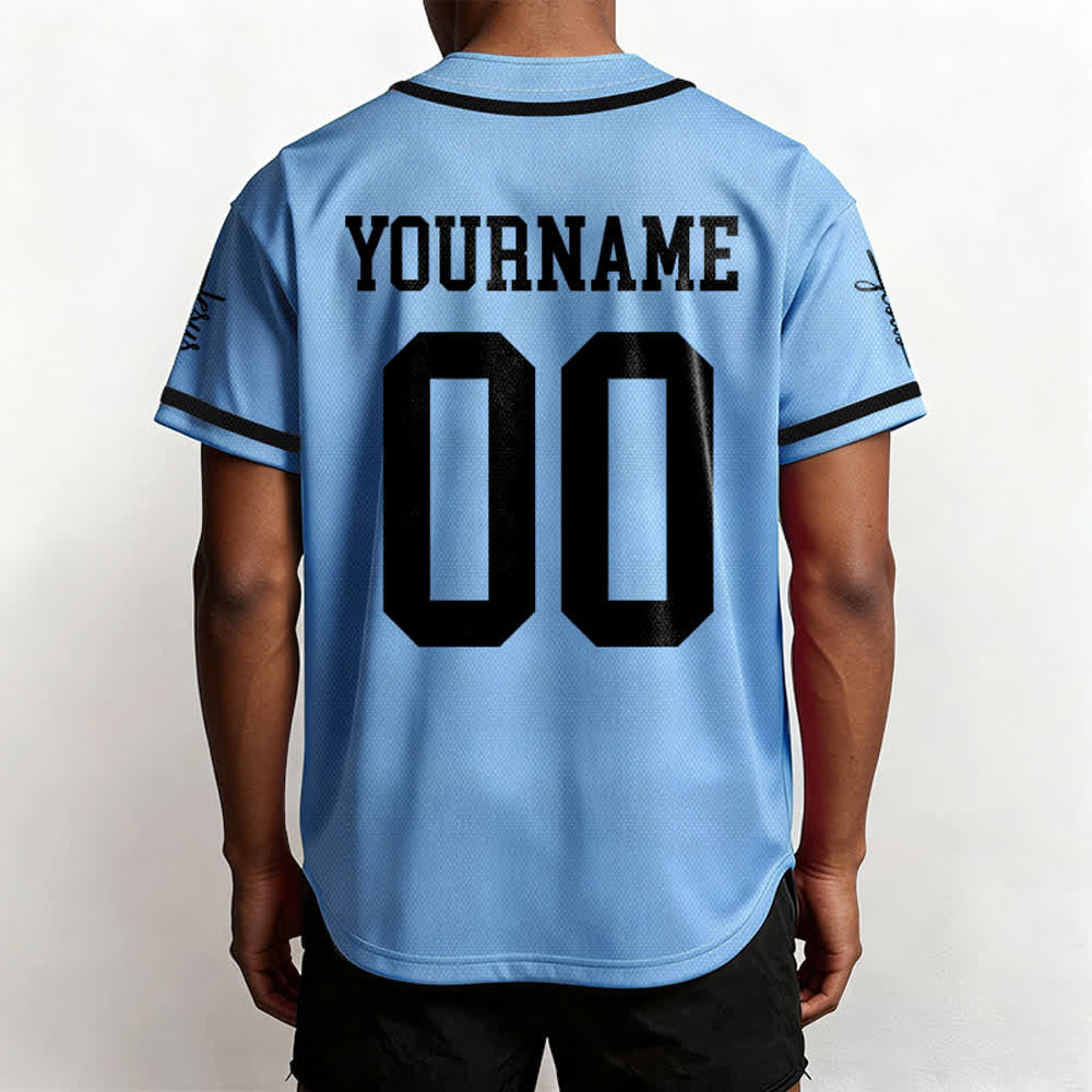 Christianartworkshop Enfant de Dieu Maillot de baseball unisexe personnalisé avec nom et numéro - image 37
