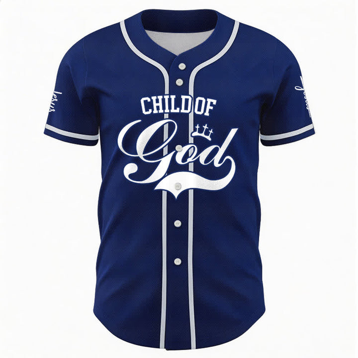 Christianartworkshop Enfant de Dieu Maillot de baseball unisexe personnalisé avec nom et numéro - image 42