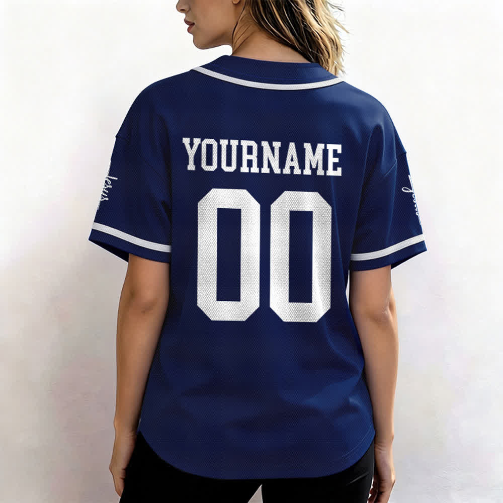 Christianartworkshop Enfant de Dieu Maillot de baseball unisexe personnalisé avec nom et numéro - image 45