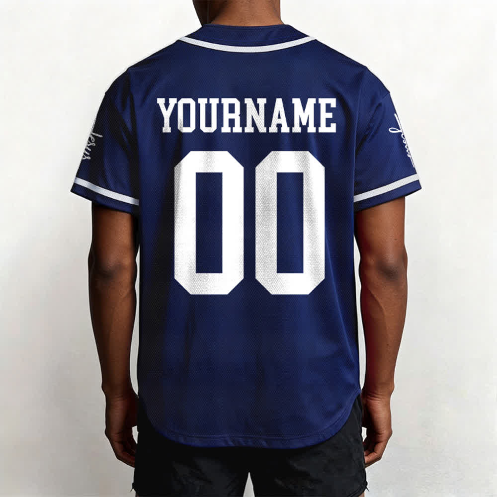 Christianartworkshop Enfant de Dieu Maillot de baseball unisexe personnalisé avec nom et numéro - image 47