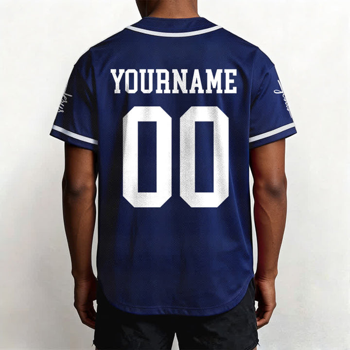 Christianartworkshop Enfant de Dieu Maillot de baseball unisexe personnalisé avec nom et numéro - image 47