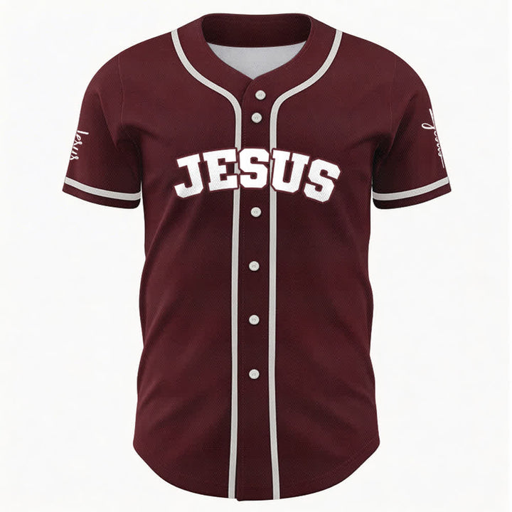 Christianartworkshop Maillot de baseball unisexe personnalisé classique Jésus - image 26