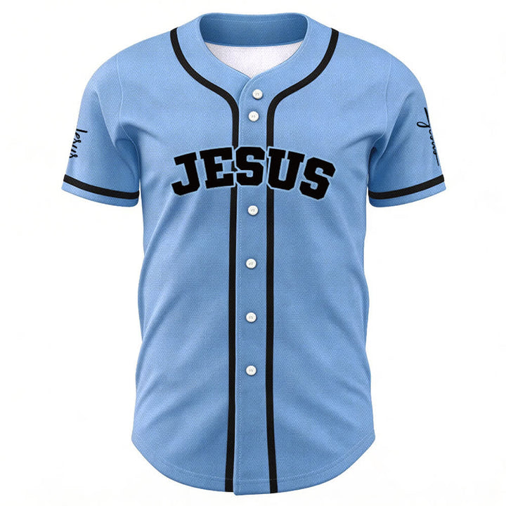 Christianartworkshop Maillot de baseball unisexe personnalisé classique Jésus - image 34