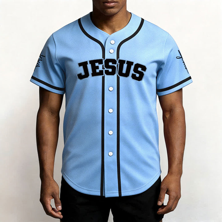 Christianartworkshop Maillot de baseball unisexe personnalisé classique Jésus - image 36
