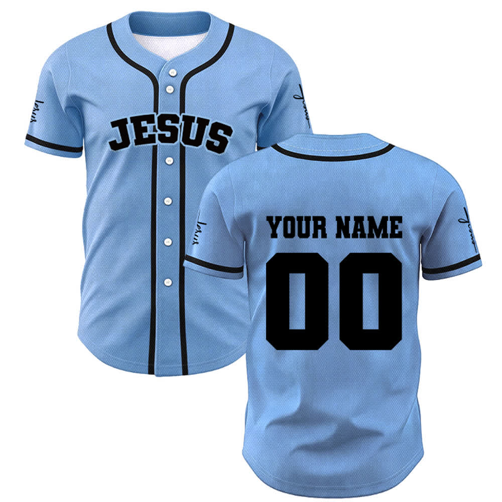 Christianartworkshop Maillot de baseball unisexe personnalisé classique Jésus - image 33