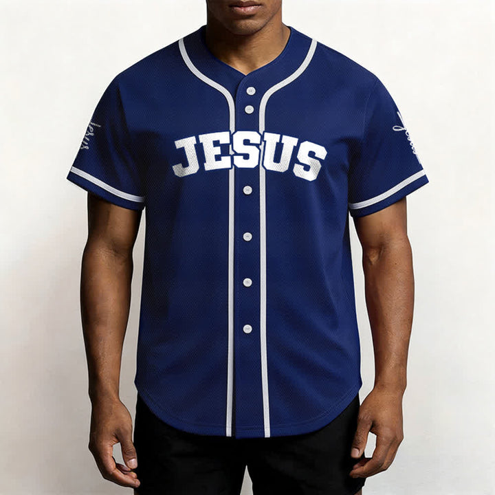 Christianartworkshop Maillot de baseball unisexe personnalisé classique Jésus - image 44