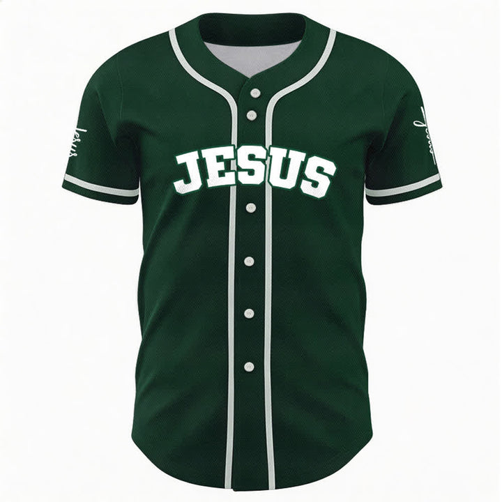 Christianartworkshop Maillot de baseball unisexe personnalisé classique Jésus - image 50
