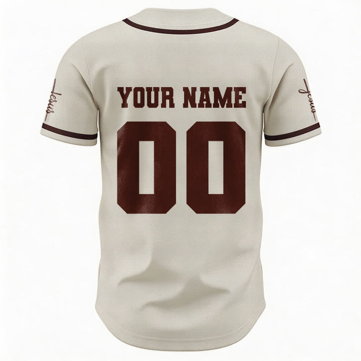 Christianartworkshop Maillot de baseball unisexe personnalisé classique Jésus - image 59