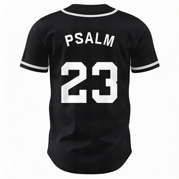 Maillot de baseball unisexe style rétro sport Christianartworkshop Psaume 23 - image 16