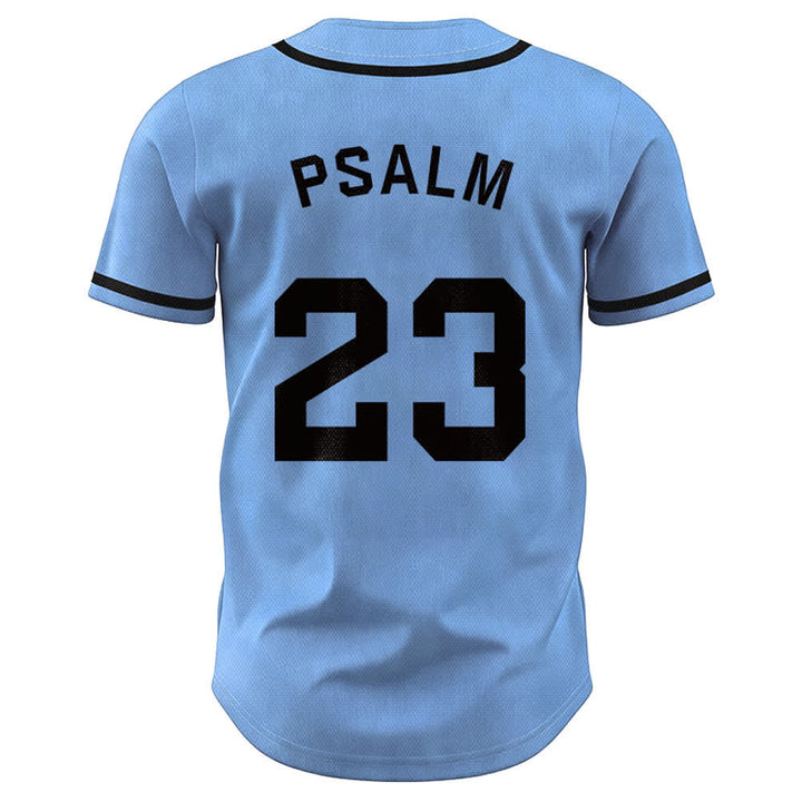 Maillot de baseball unisexe style rétro sport Christianartworkshop Psaume 23 - image 37