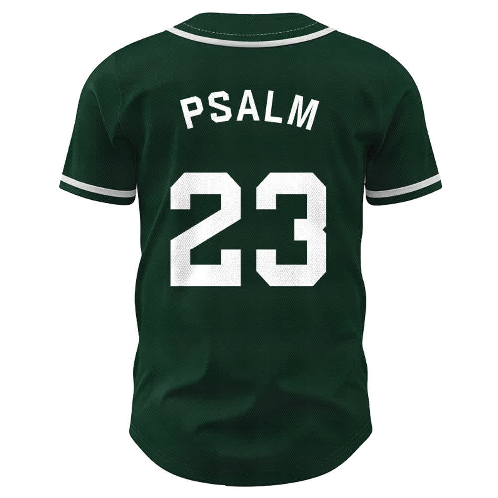 Maillot de baseball unisexe style rétro sport Christianartworkshop Psaume 23 - image 44
