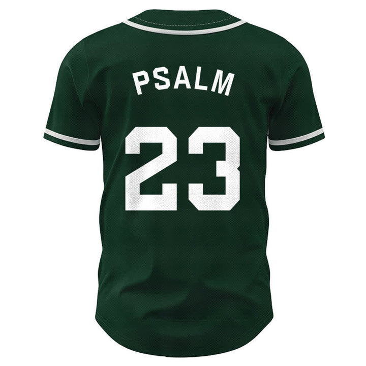 Maillot de baseball unisexe style rétro sport Christianartworkshop Psaume 23 - image 44