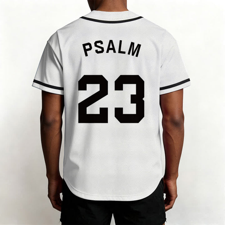 Maillot de baseball unisexe style rétro sport Christianartworkshop Psaume 23 - image 11