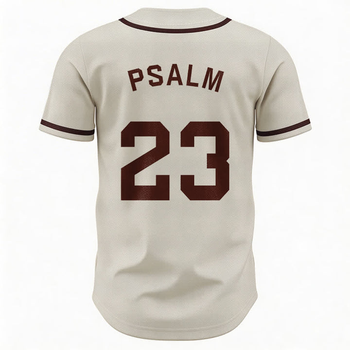 Maillot de baseball unisexe style rétro sport Christianartworkshop Psaume 23 - image 51