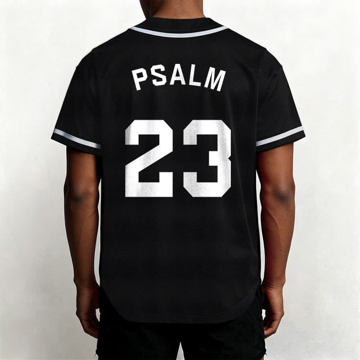 Maillot de baseball unisexe style rétro sport Christianartworkshop Psaume 23 - image 18