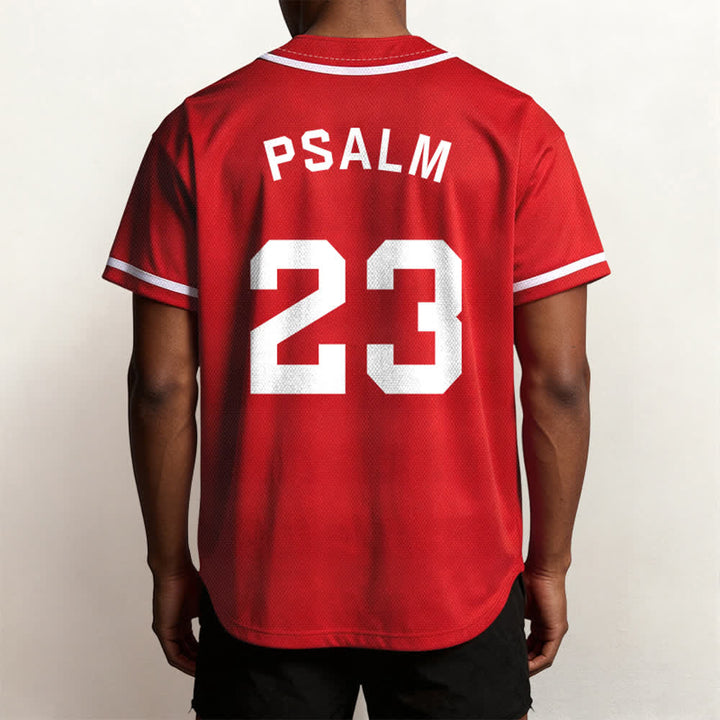 Maillot de baseball unisexe style rétro sport Christianartworkshop Psaume 23 - image 25