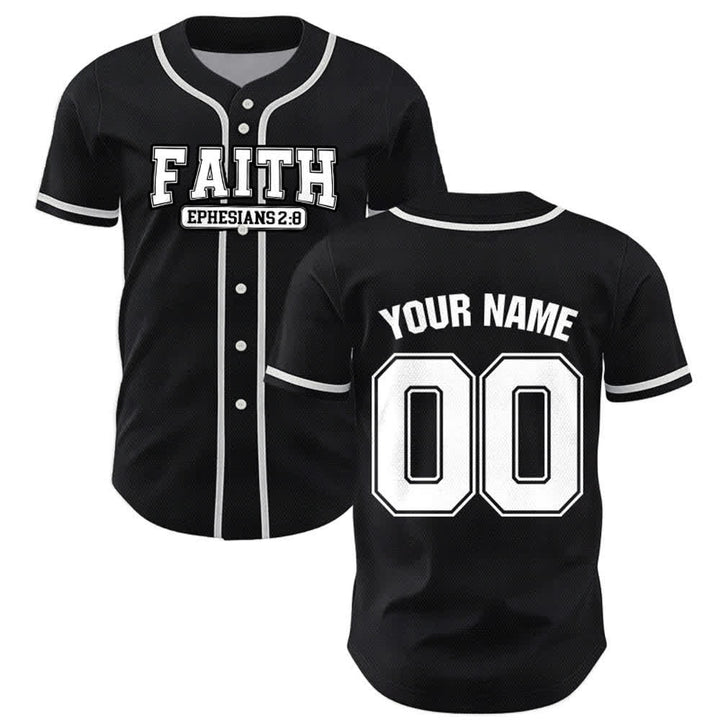 Maillot de baseball personnalisé avec nom et numéro Christianartworkshop - image 25