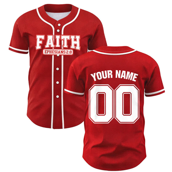 Maillot de baseball personnalisé avec nom et numéro Christianartworkshop - image 33