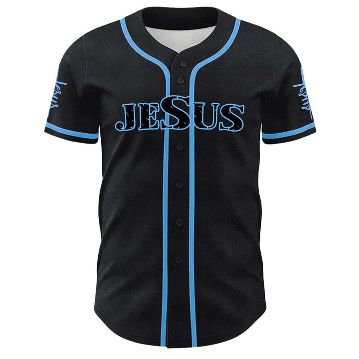 Christianartworkshop Maillot de baseball unisexe de foi Jésus est mon tout - image 1