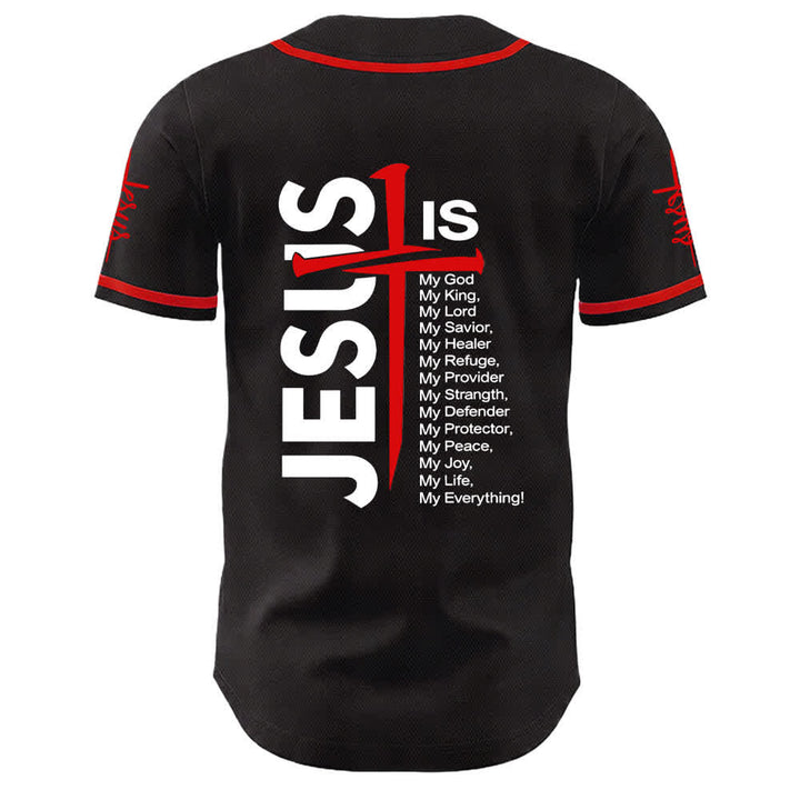 Christianartworkshop Maillot de baseball unisexe de foi Jésus est mon tout - image 5
