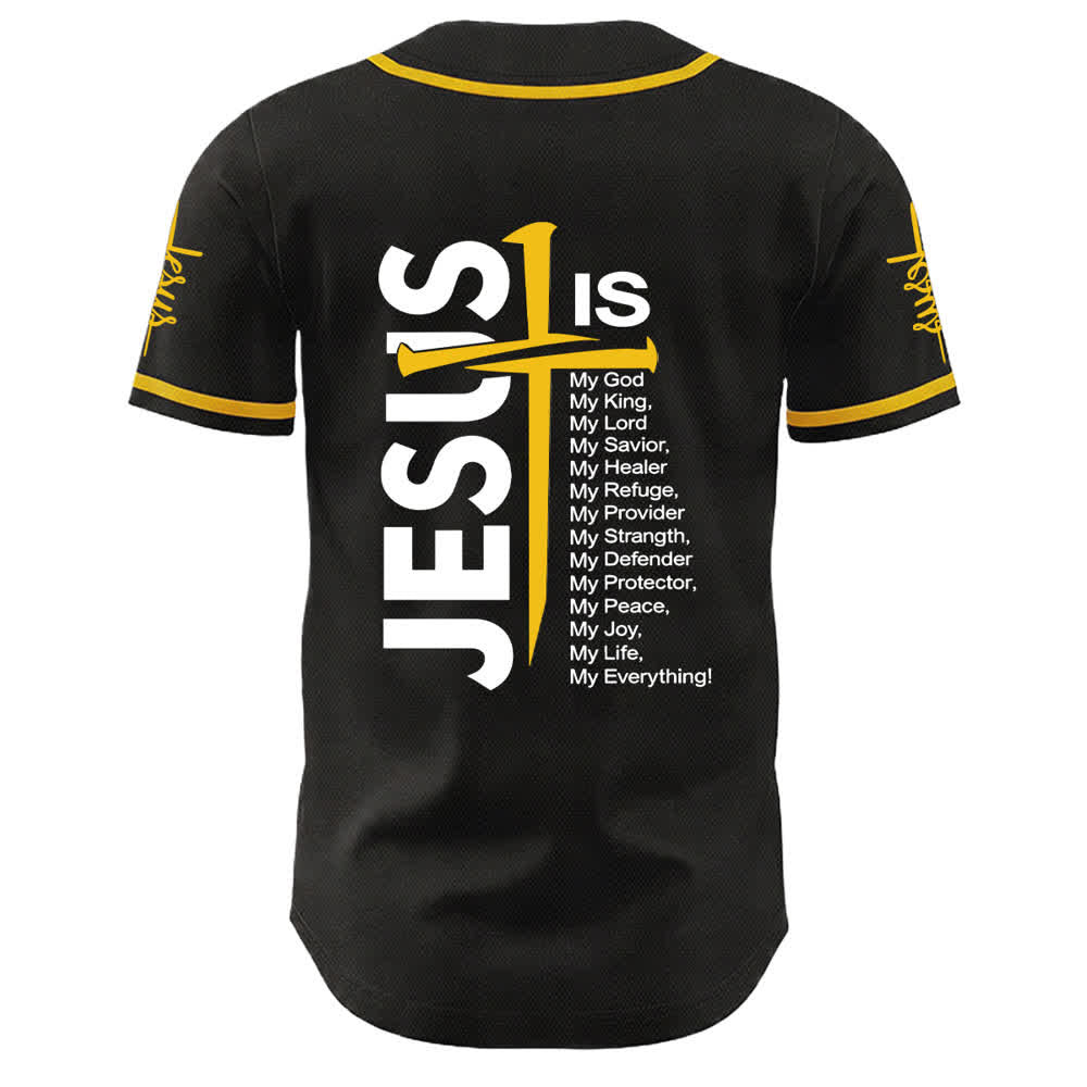 Christianartworkshop Maillot de baseball unisexe de foi Jésus est mon tout - image 11