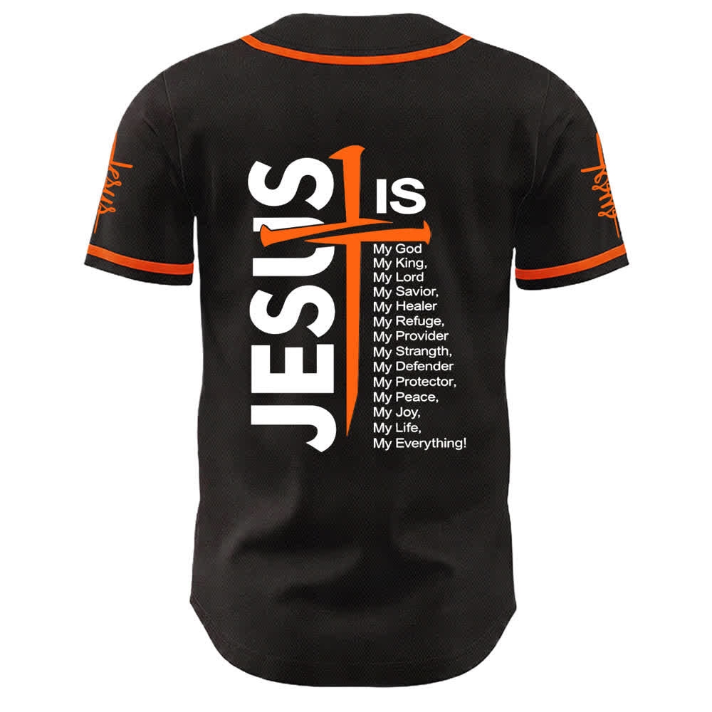 Christianartworkshop Maillot de baseball unisexe de foi Jésus est mon tout - image 14