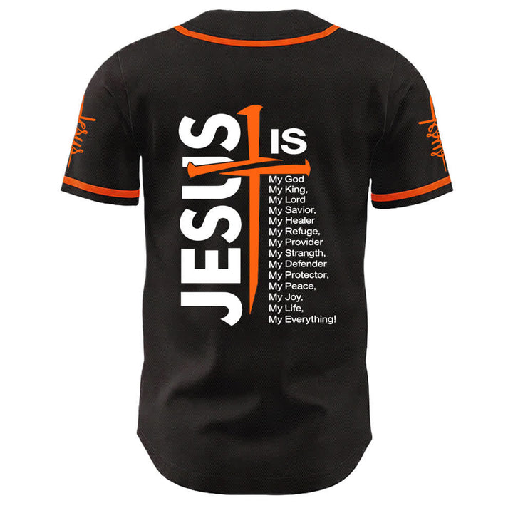Christianartworkshop Maillot de baseball unisexe de foi Jésus est mon tout - image 14