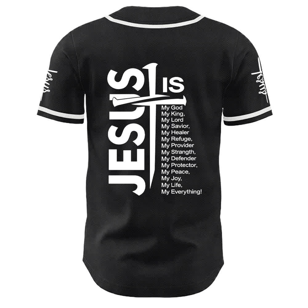 Christianartworkshop Maillot de baseball unisexe de foi Jésus est mon tout - image 8