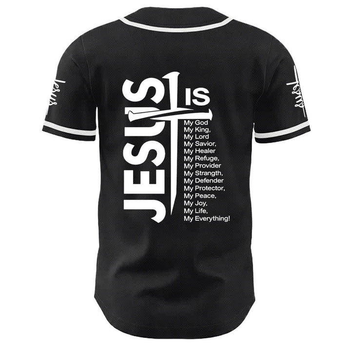 Christianartworkshop Maillot de baseball unisexe de foi Jésus est mon tout - image 8